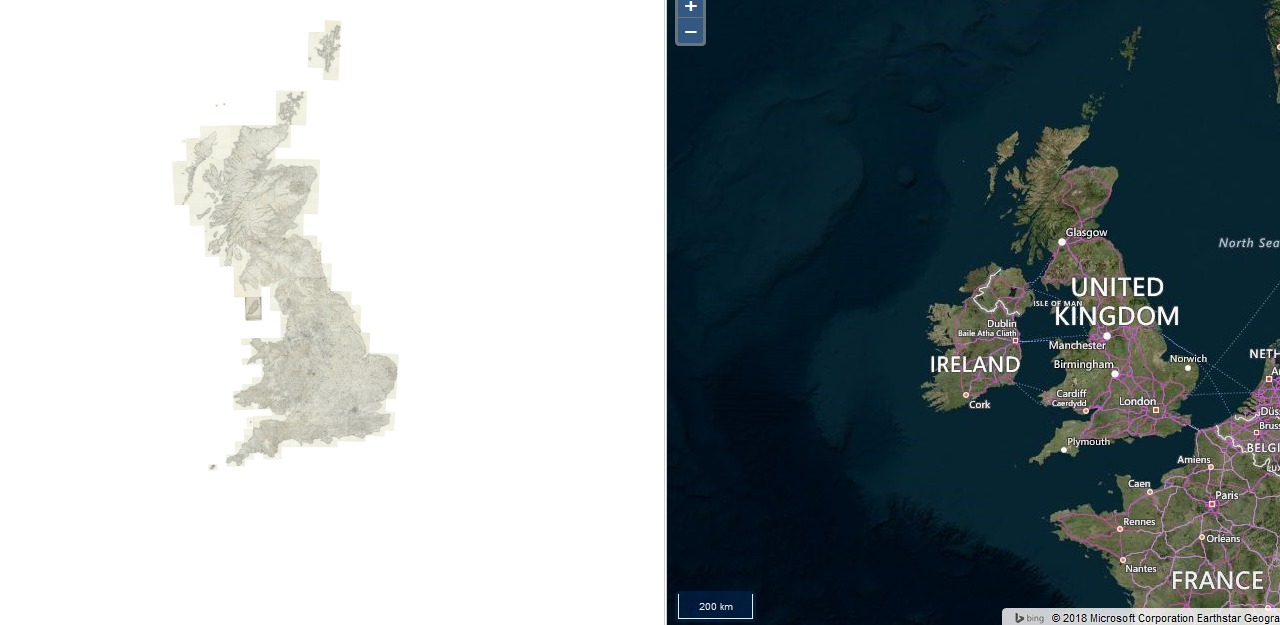 Maps of the UK Then & Now