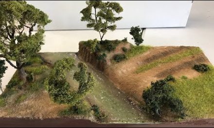 Building a realistic scenery stream diorama