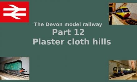 Making Hills From Plaster Cloth (Mod Roc) – A first go