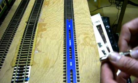 How To Use Tracksetta Templates For Laying Model Railway Flexi-Track