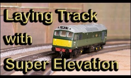 Laying Model Railway Track with Super Elevation