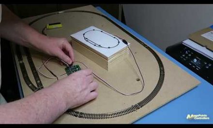 Model Railway optical block detector hook up and demo