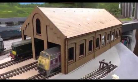 Building The LX230-OO Three Track Engine Shed For Penwithers