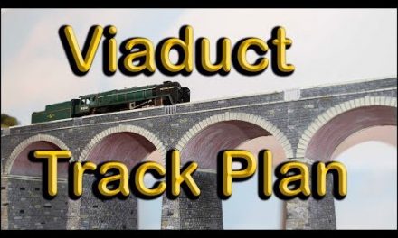 Viaduct track plan. Model Railway construction.