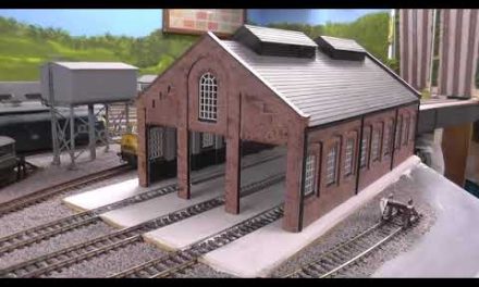 Our LX230-OO Engine Shed Finds A New Home On Penwithers