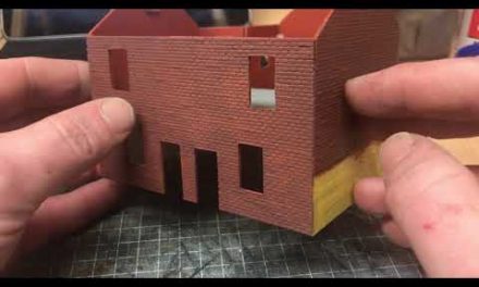 Building A OO Gauge Model Railway: Modelling Techniques – Painting Embossed Brick Work