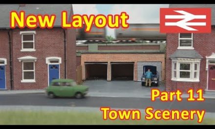 New Layout Build – Starting the town scenery