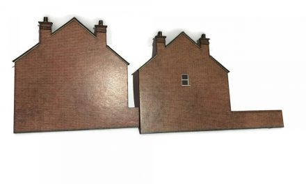 Building The KX044-OO Ultra-Low Relief Terraced House End Wall Kit