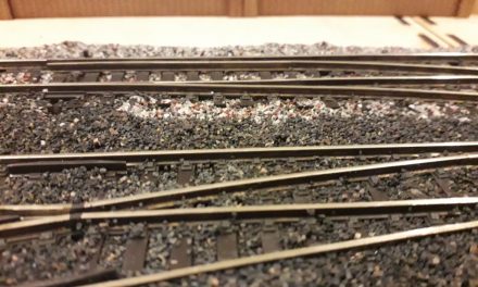 Layout In A Box – Demo Micro Layout Project (part 8) Painting The Rails