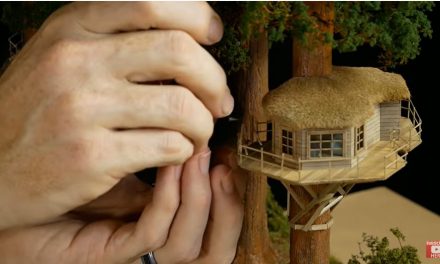 Building my Dream Treehouse in Miniature – realistic scenery Vol.23