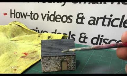 How To Paint & Weather Roof Tiles / Slates On Your Model Buildings