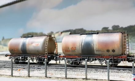 Weathering Bachmann TTA tanker wagons – Heavy oil & surface rust