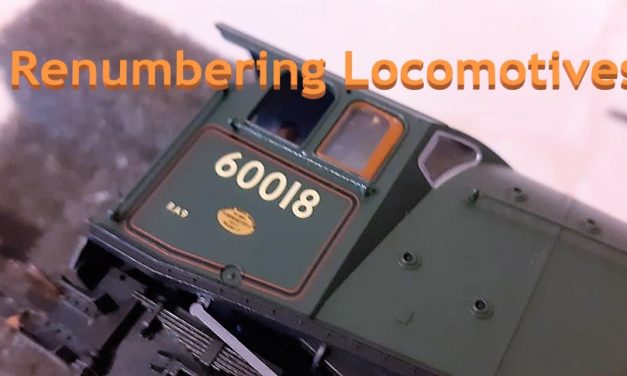 First Adventures In Re-Numbering Locomotives